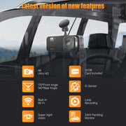 Kyltoor 4K + 1080P Dual Dash Cam