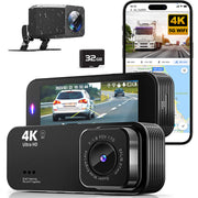 Kyltoor 4K + 1080P Dual Dash Cam